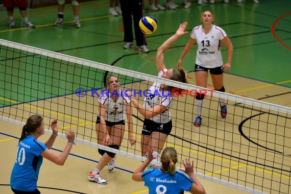 Volleyball Damen 3. Liga Süd SV Sinsheim gegen VC Wiesbaden-2 , 08.10.2016 (© Siegfried)